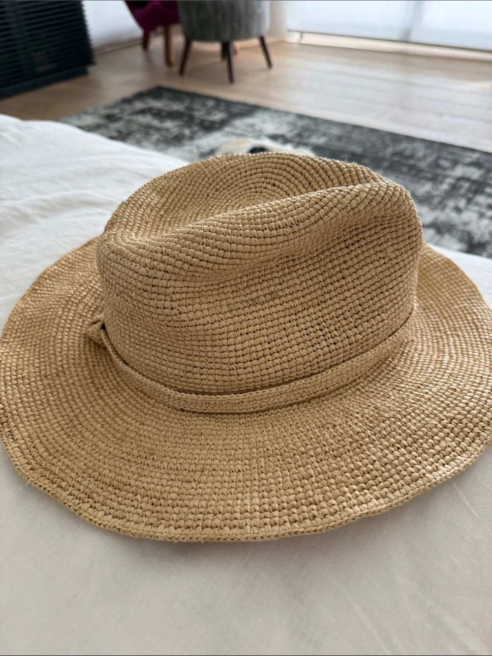 Janessa Leone Woven Straw Cowboy Hat